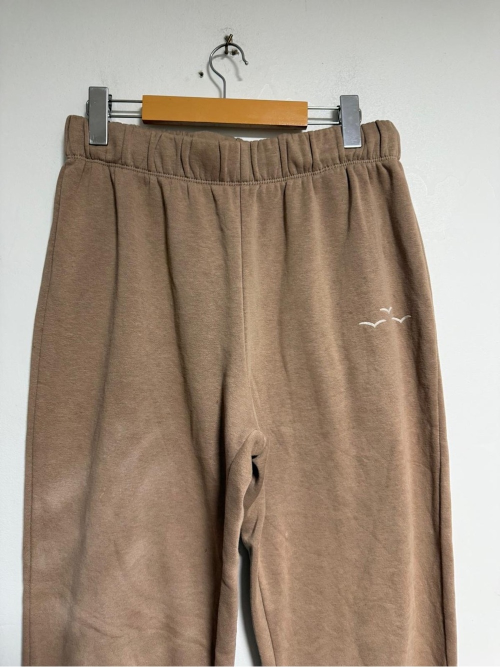 LazyPants Fleece Jogger Sweatpants | Taupe | Medium - Picture 4 of 7